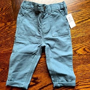 Old Navy canvas pants - 6-12 months - NWT